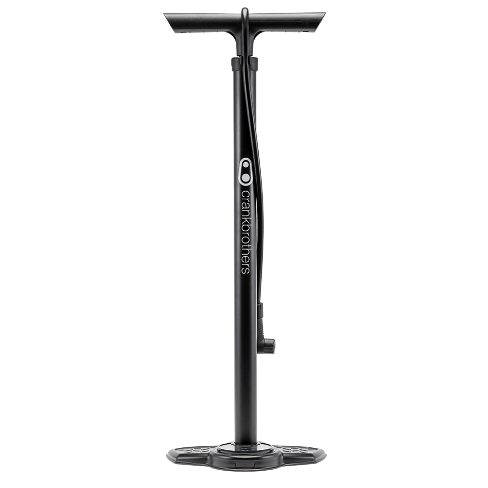 crankbrothers-sapphire-standpumpe-schwarz-analog-manometer image 1