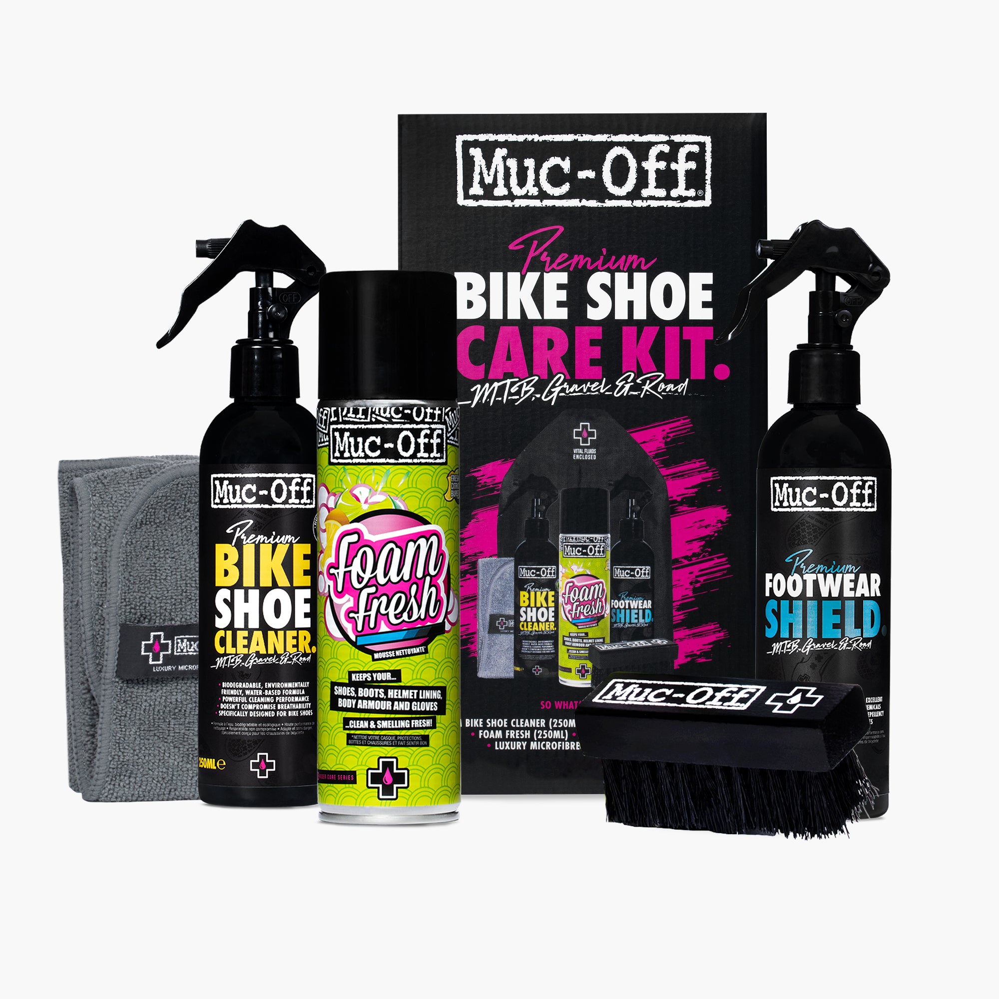 muc-off-schuhpflegeset-fahrradschuhe-6-in-1-kit image 1