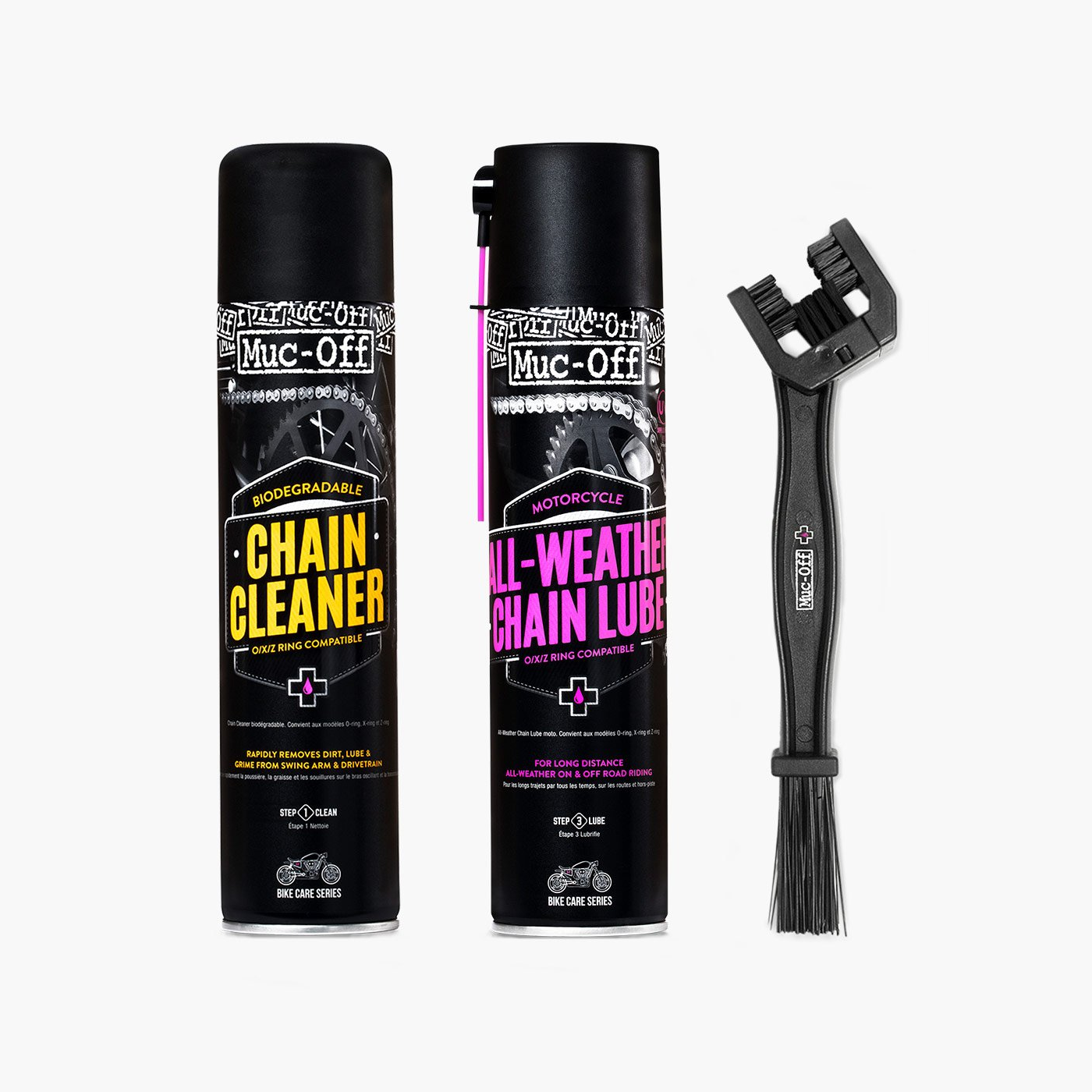 muc-off-motorcycle-kettenpflege-set-reiniger-l-b-rste image 2