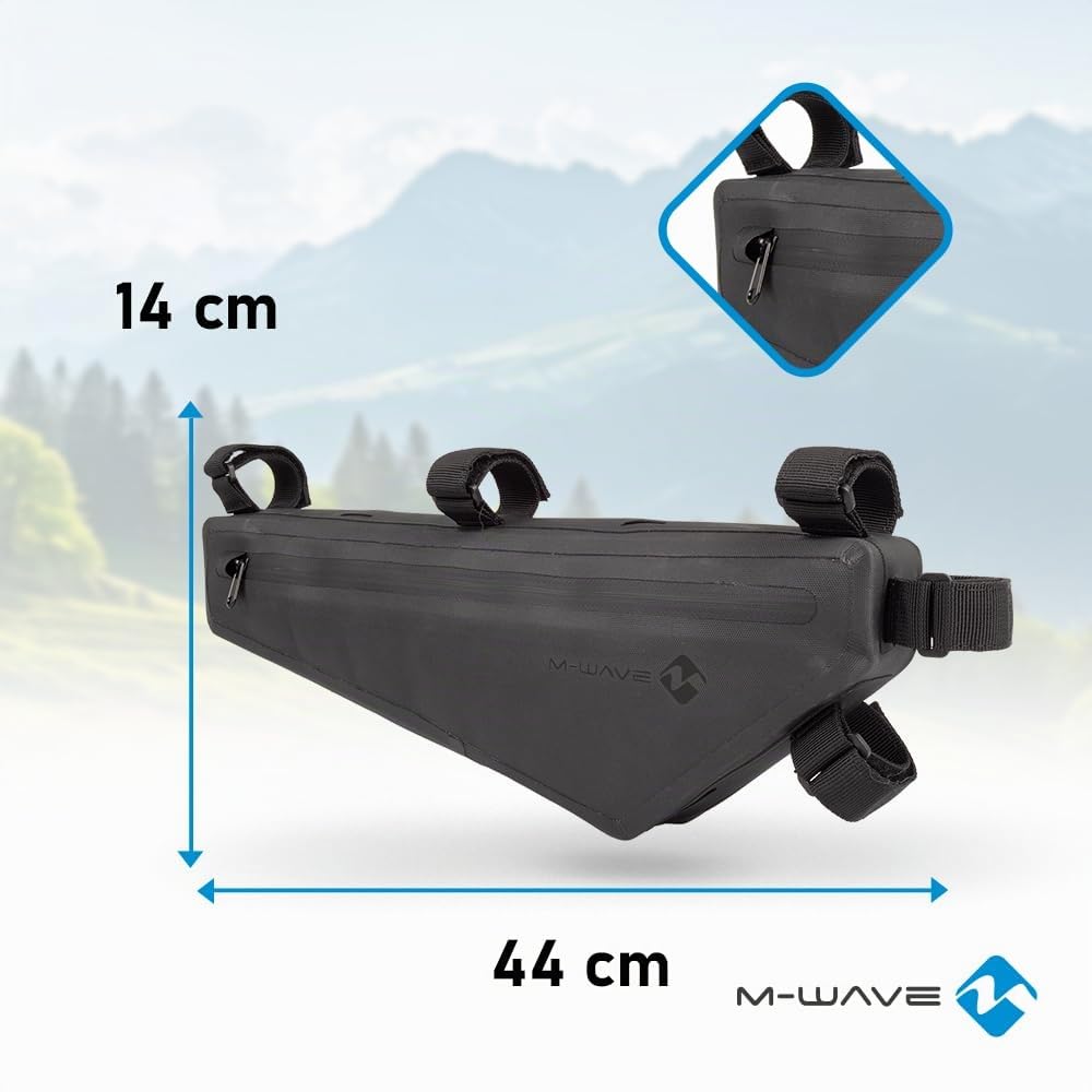 m-wave-rough-ride-ii-rahmentasche-schwarz-wasserdicht image 2