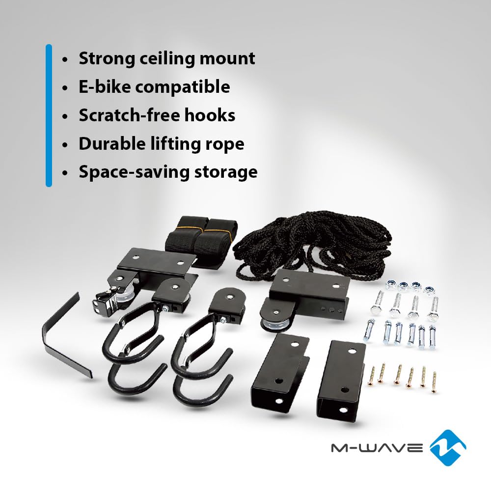 m-wave-bike-lift-strong-fahrradlift-deckenhalterung-57-kg image 3