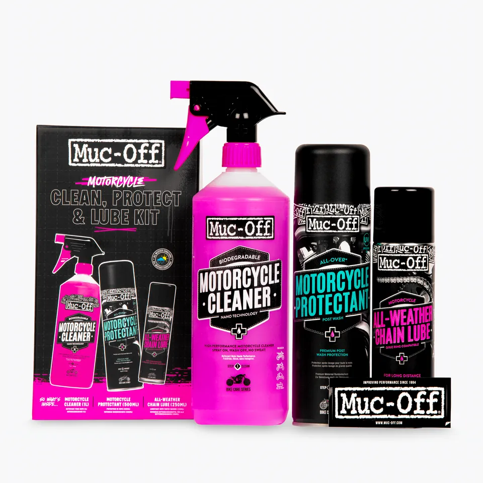 muc-off-motorcycle-clean-protect-lube-kit-pflegeset image 1