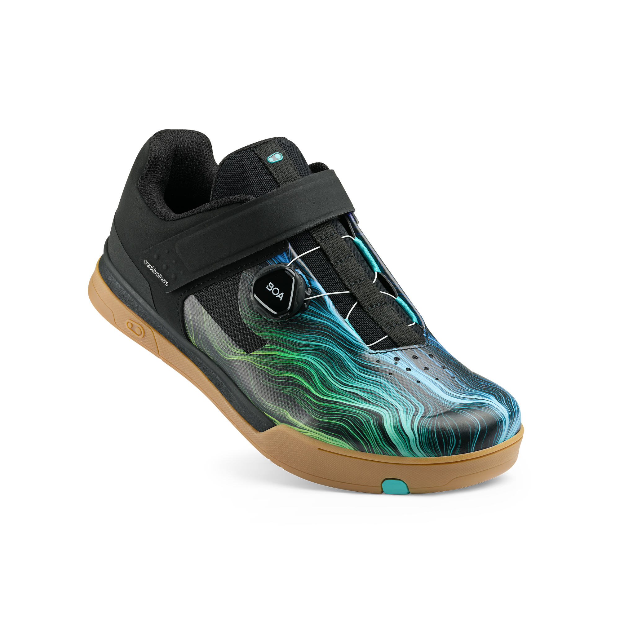 crankbrothers-mallet-boa-klickschuhe-black-blue-swirl-mtb image 1