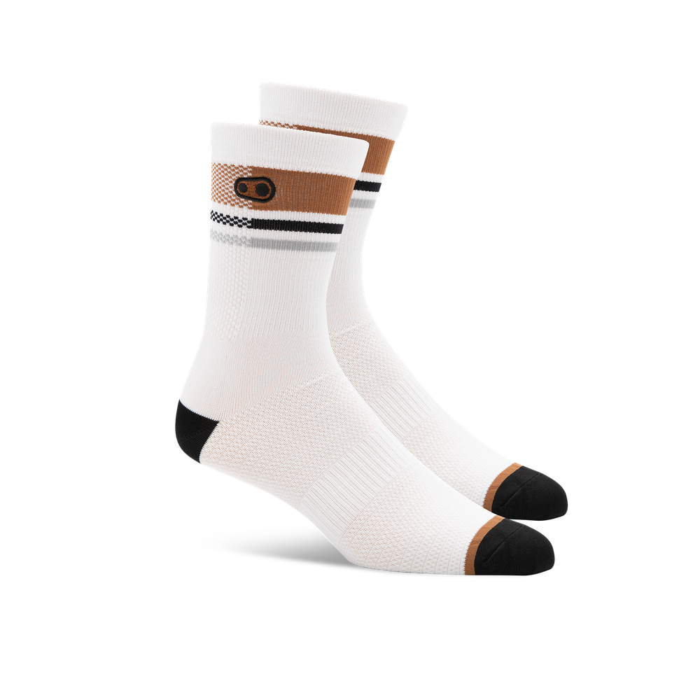crankbrothers-icon-mtb-socken-wei-braun-kompression image 1