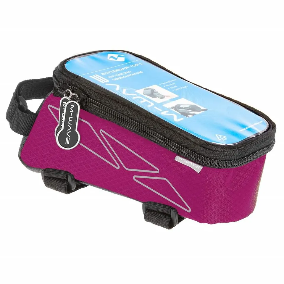 m-wave-rotterdam-handytasche-oberrohrtasche-pink-smartphone image 1