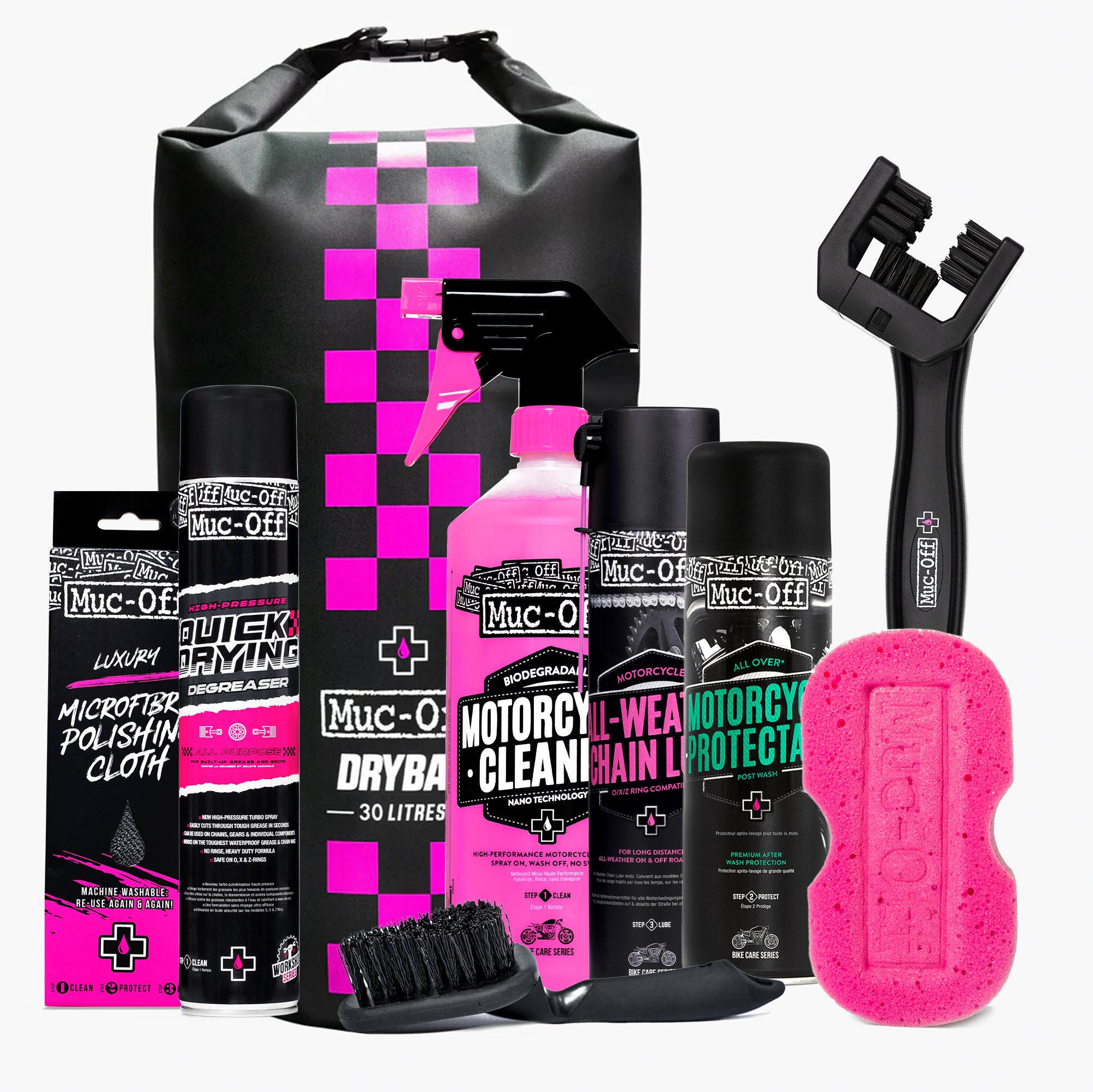 muc-off-moto-post-ride-clean-protect-kit-motorradpflege image 1