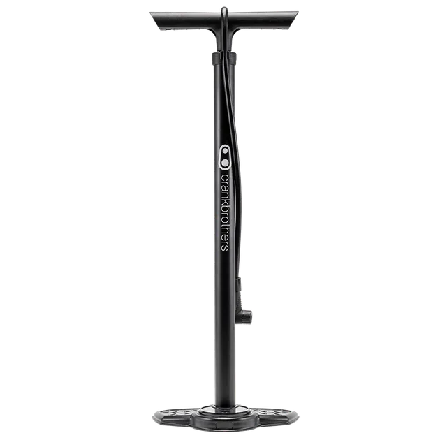 crankbrothers-sapphire-standpumpe-schwarz-analog-manometer image 1