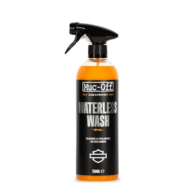 muc-off-harley-davidson-waterless-wash-motorradreiniger-750ml-ohne-wasser image 1