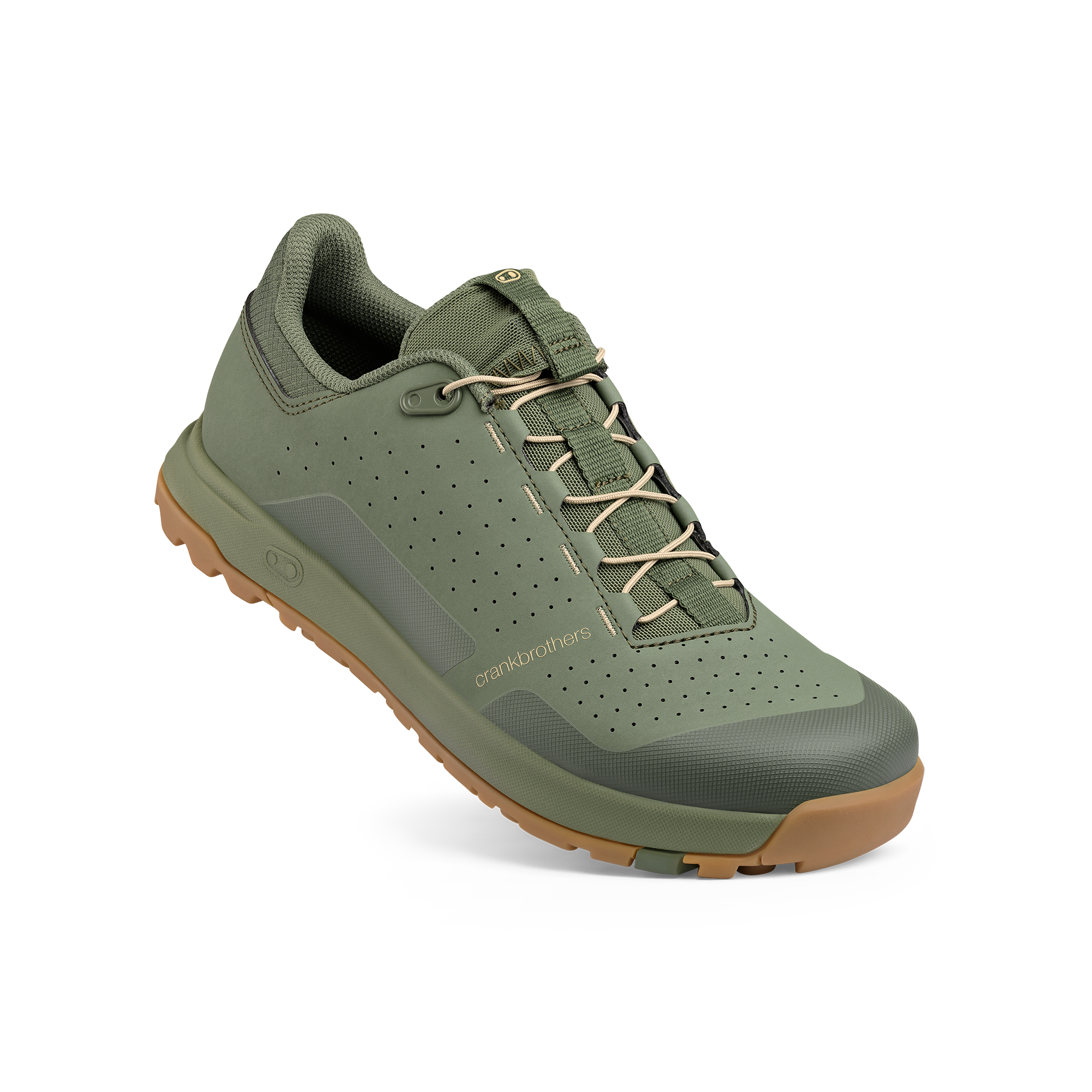 crankbrothers-mallet-trail-speed-lace-klickschuhe-green-gum image 1