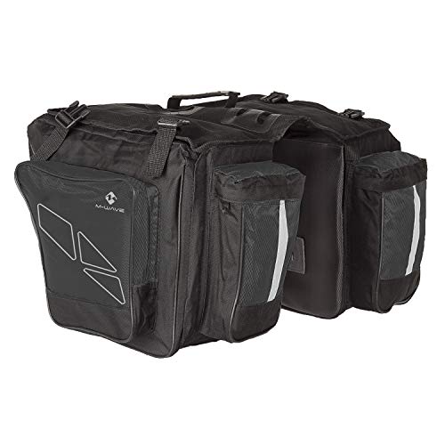 m-wave-traveller-gep-cktasche-3-fach-62-l-schwarz-grau image 8