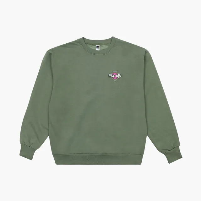 muc-off-surf-crewneck-sweatshirt-gr-n-440-gsm-baumwolle image 1