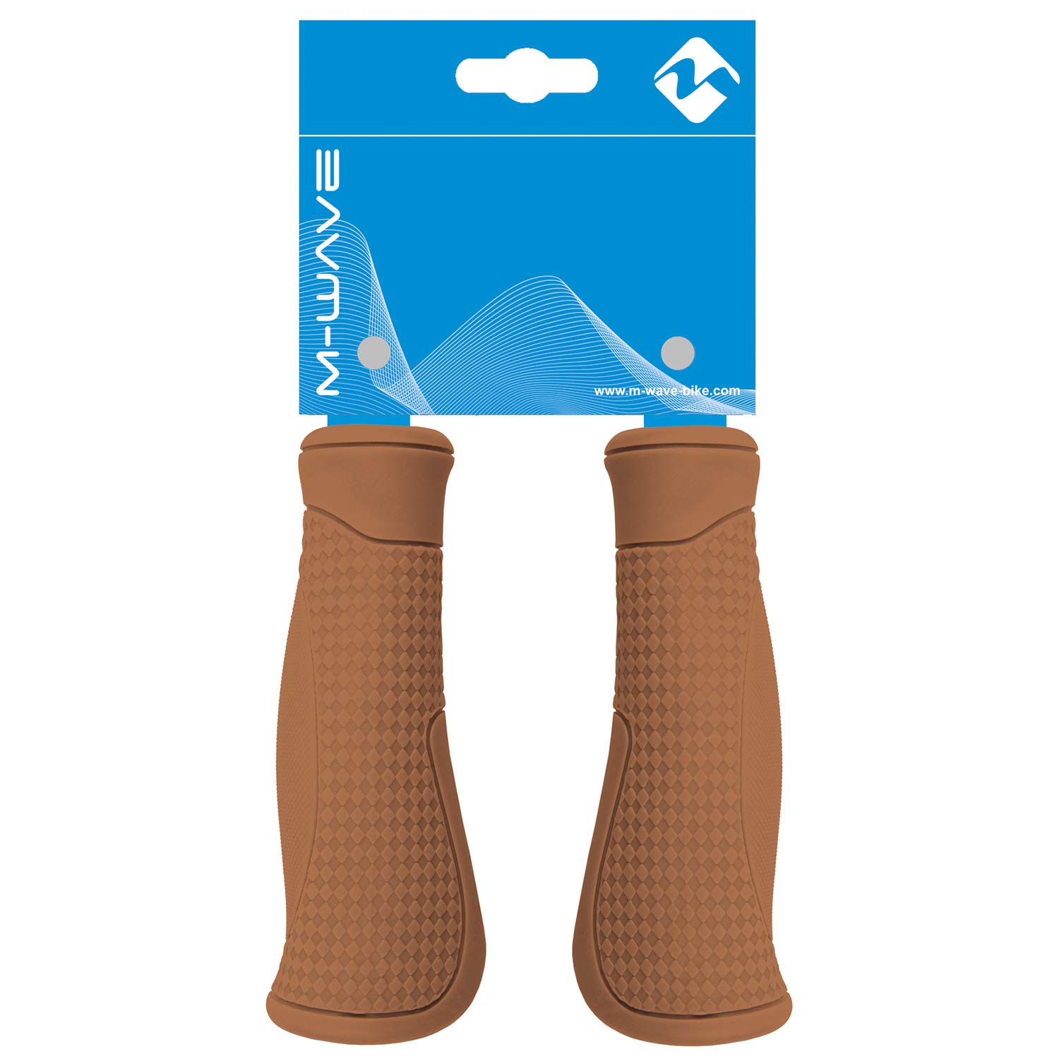 m-wave-cloud-base-2-fahrradgriff-ergonomisch-braun-130-mm image 2