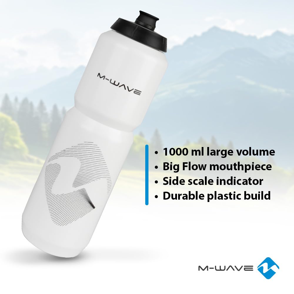 m-wave-pbo-1000-trinkflasche-1-liter-wei-mit-skala image 3