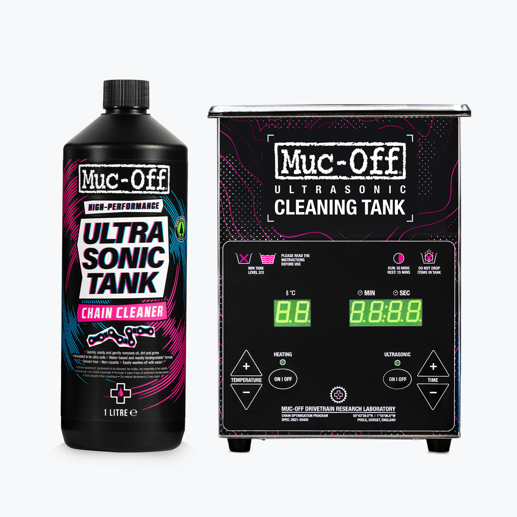 muc-off-bicycle-care-ultraschall-bundle-reinigungsset-40-khz image 1