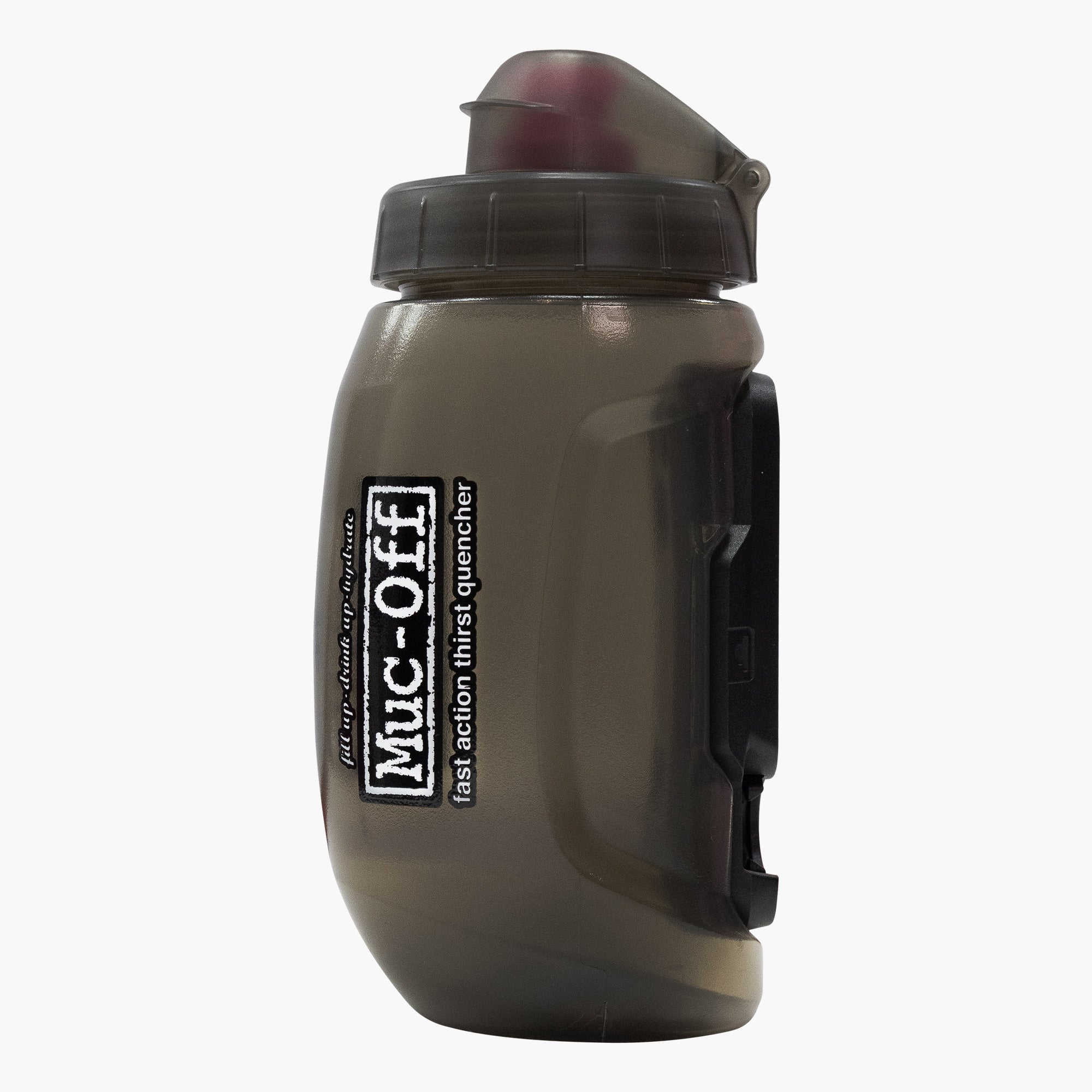 muc-off-twist-bottle-trinkflasche-450ml-smoked-mit-halter image 3