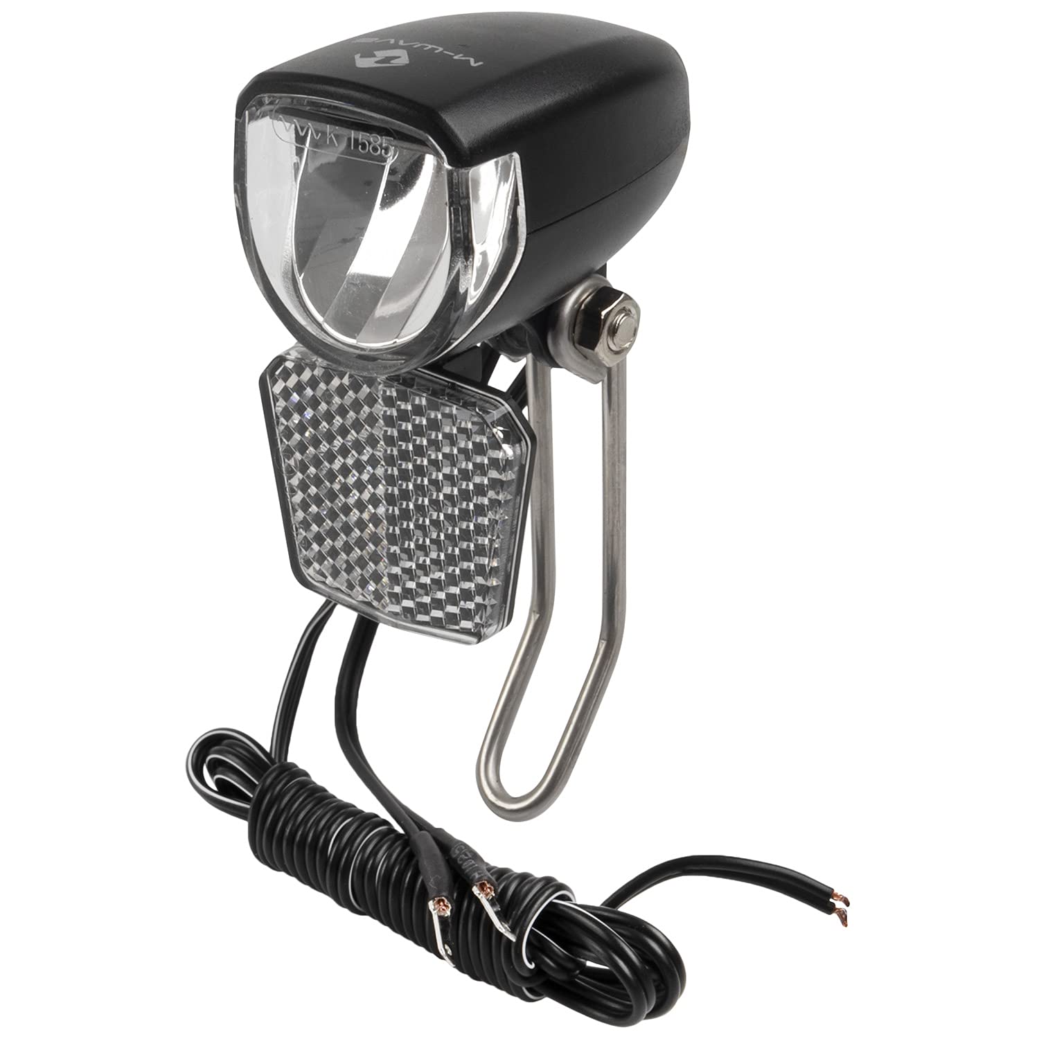 m-wave-dynamo-frontlicht-30-lux-mit-standlicht-schwarz image 1