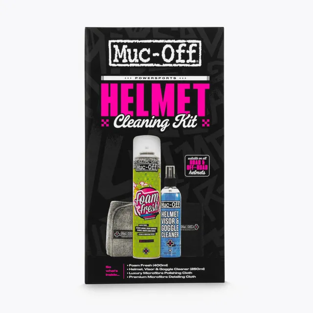 muc-off-helmet-cleaning-kit-4-in-1-helm-pflegeset-visierreiniger image 1
