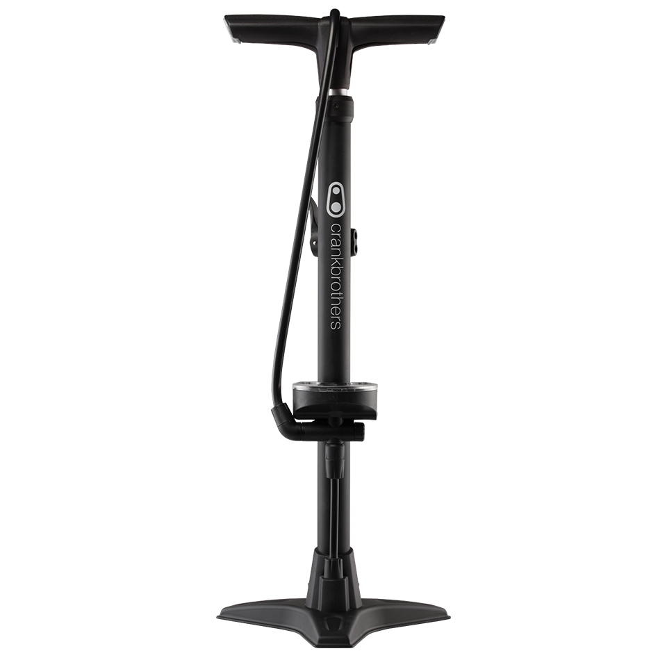 crankbrothers-gem-standpumpe-schwarz-11-bar-mit-manometer image 1
