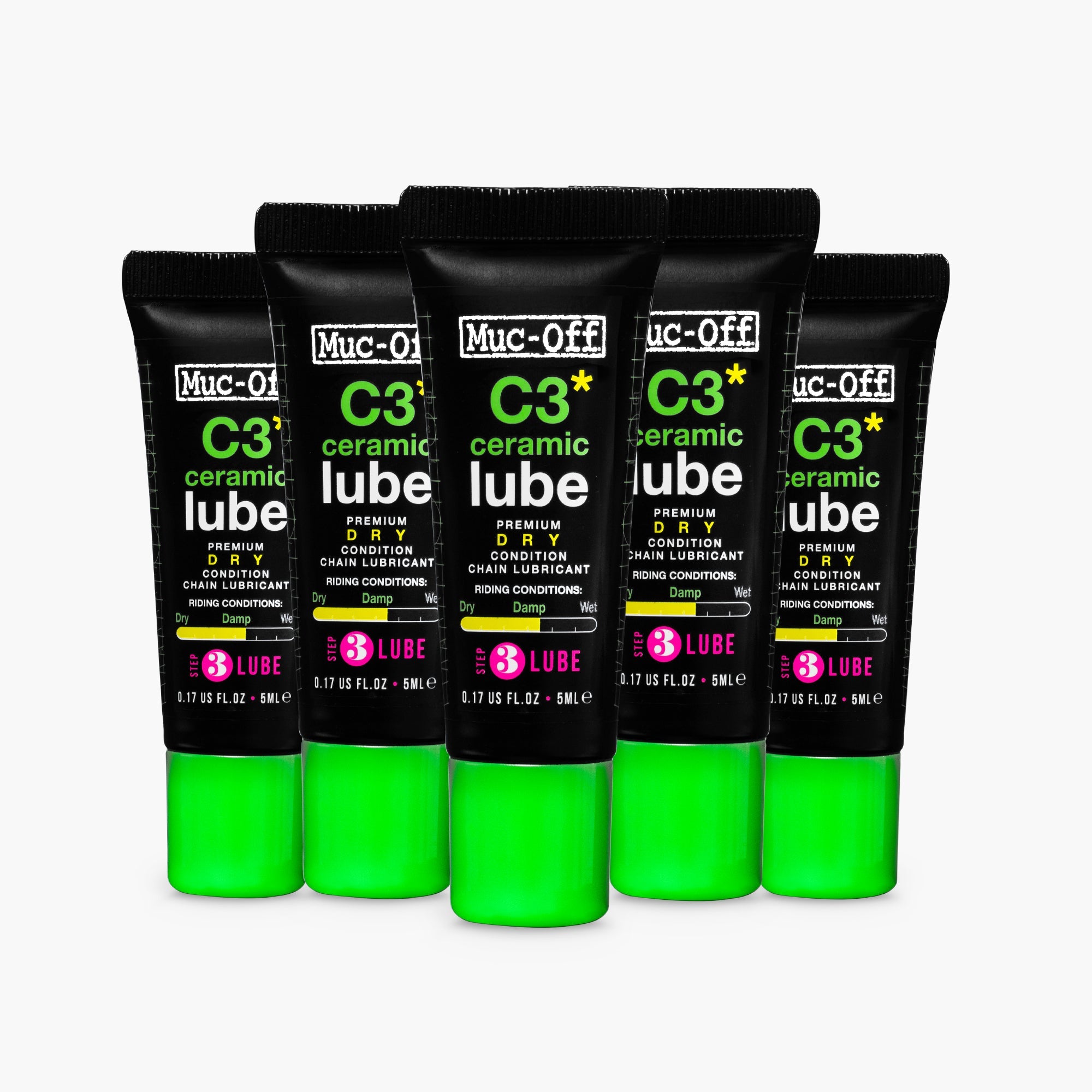 muc-off-c3-dry-ceramic-lube-ketten-l-5x-5ml-set image 1