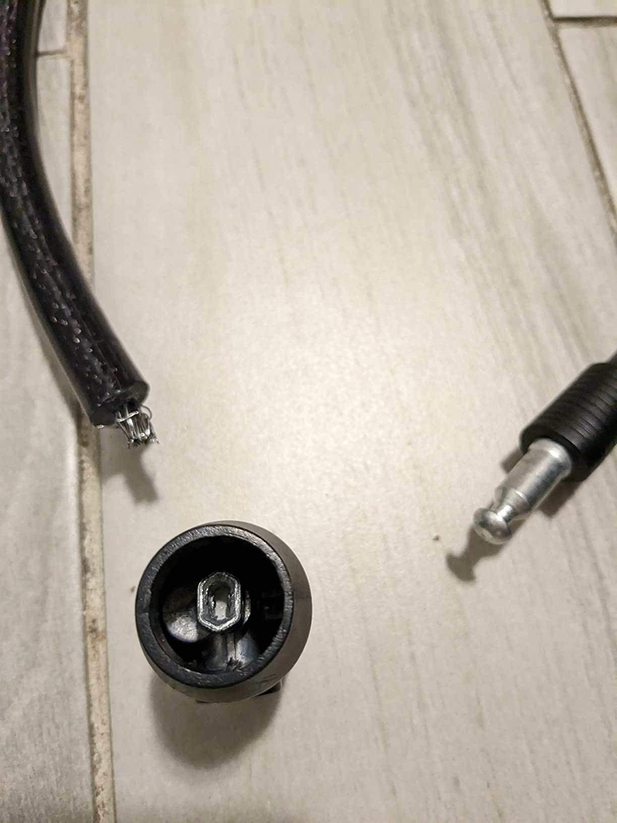 Reflex sichtbar