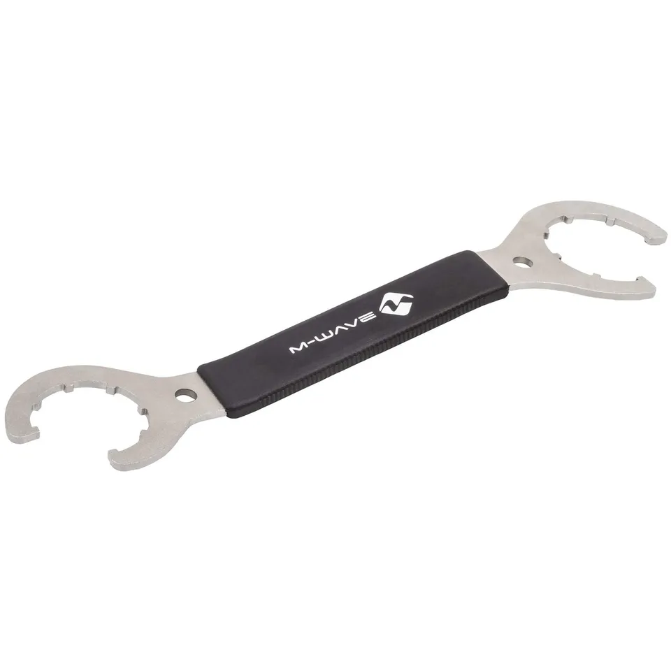 m-wave-bb-screw-2-verschlussring-werkzeug-bosch-stahl-2-in-1 image 1