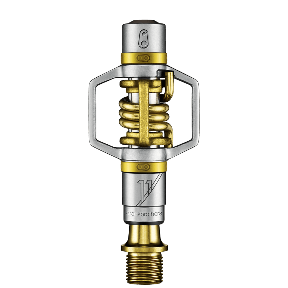 crankbrothers-eggbeater-11-titan-klickpedale-gold-xc-trail image 1