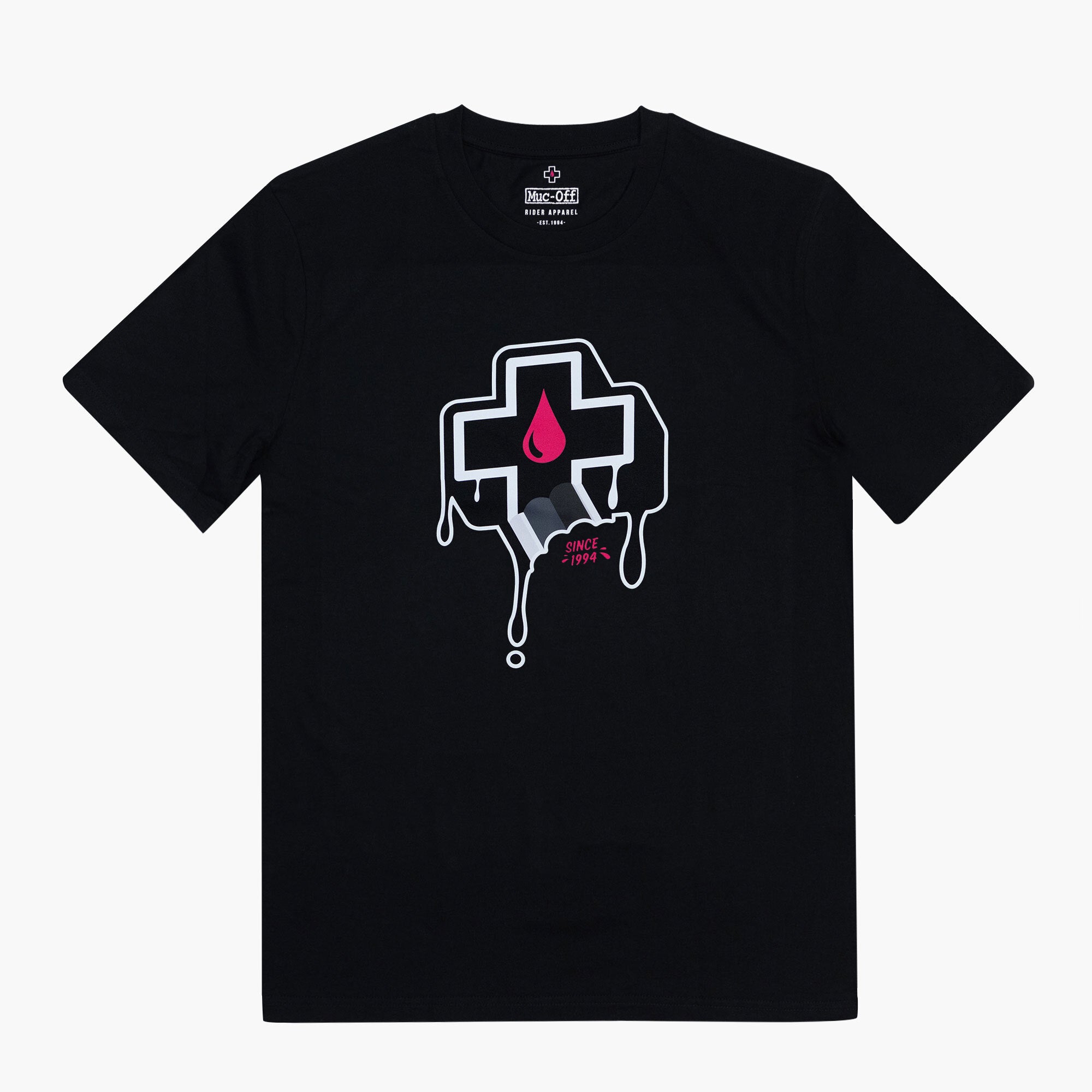 muc-off-cross-bite-t-shirt-bio-baumwolle-schwarz-relaxed-fit image 1