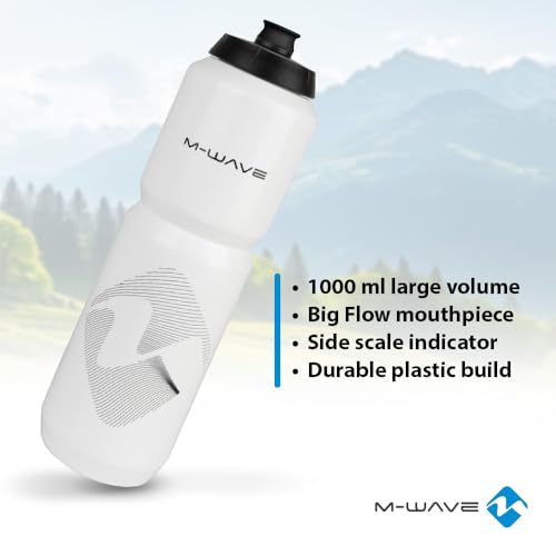 m-wave-pbo-1000-trinkflasche-1-liter-wei-mit-skala image 8