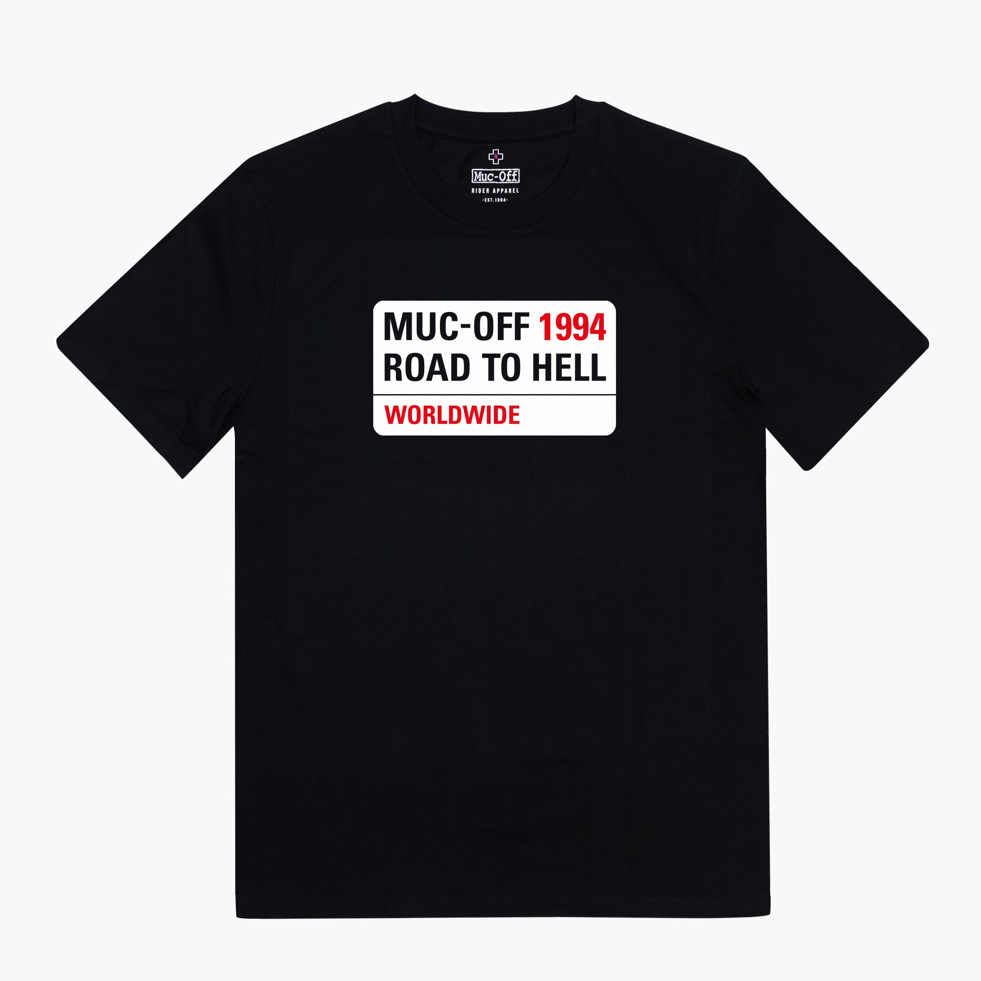 muc-off-lifestyle-road-to-hell-t-shirt-schwarz-l-bio-baumwolle image 1