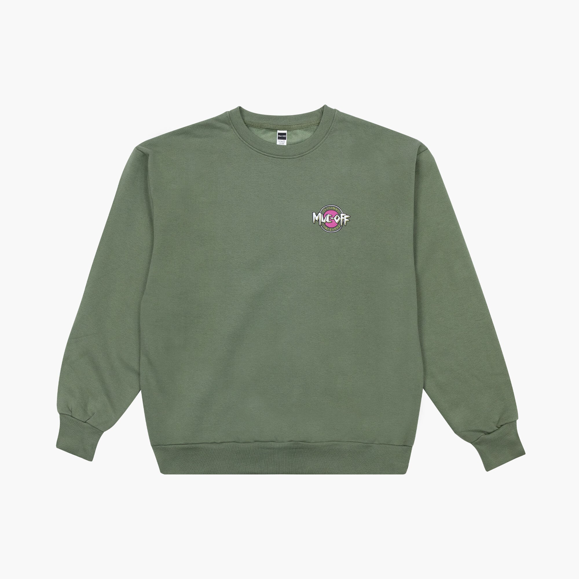 muc-off-surf-crewneck-sweatshirt-gr-n-440-gsm-baumwolle image 1
