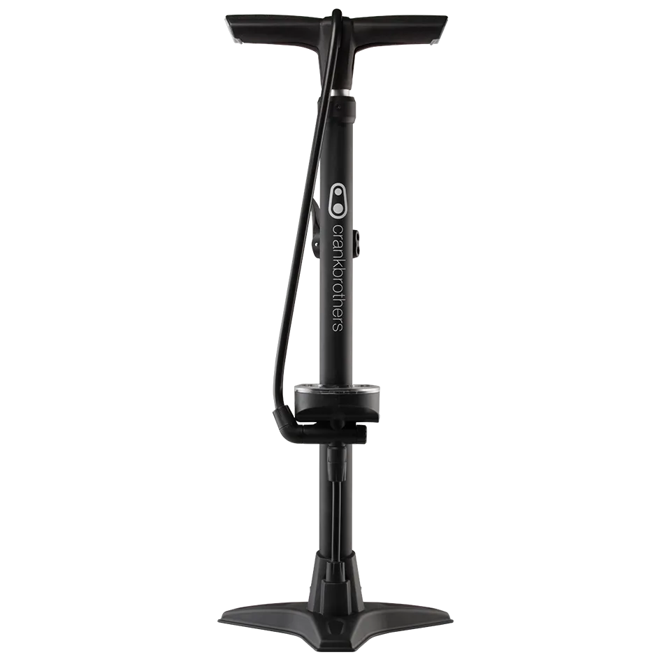 crankbrothers-gem-standpumpe-schwarz-11-bar-mit-manometer image 1