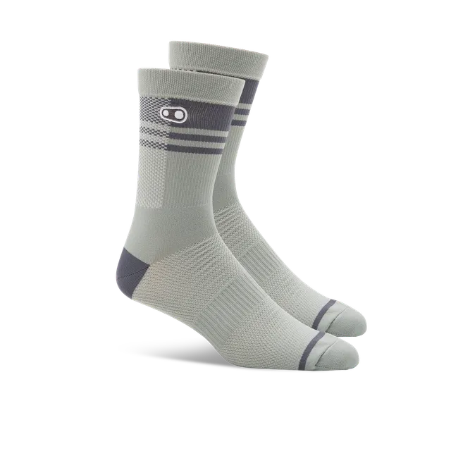 crankbrothers-icon-mtb-socken-sage-grey-kompression image 1
