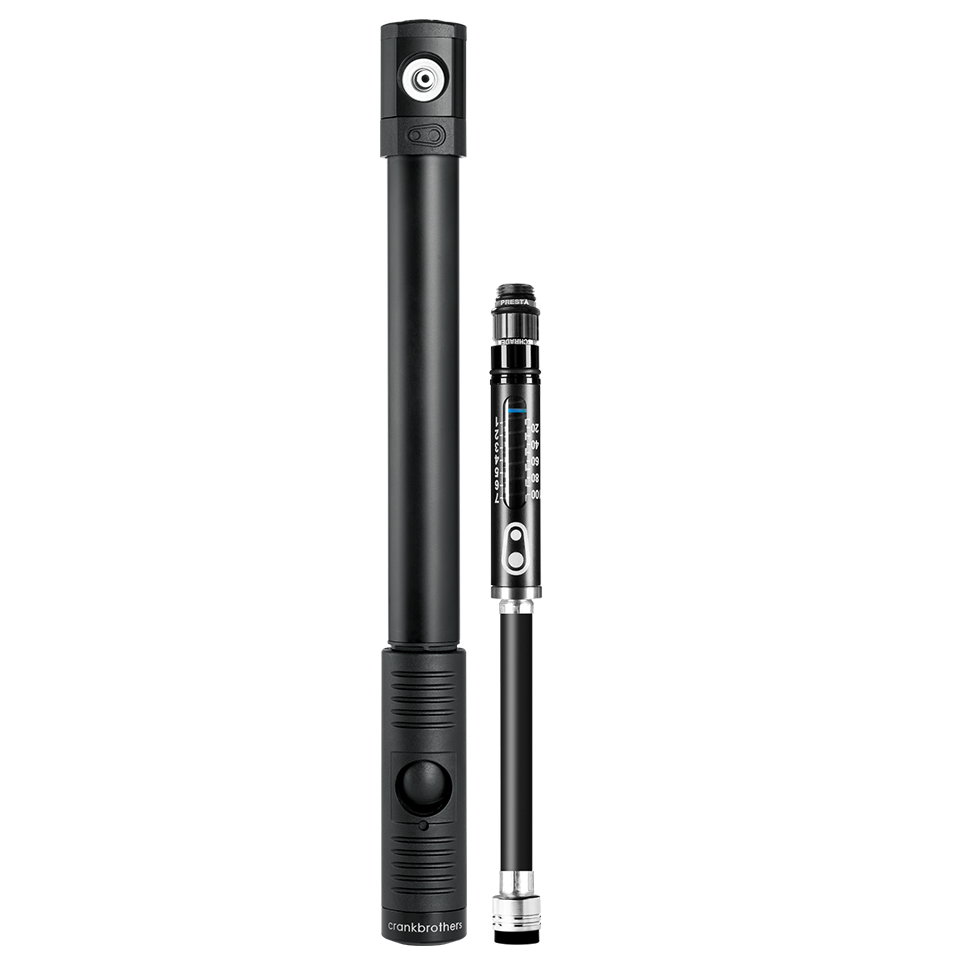 crankbrothers-klic-hp-gauge-handpumpe-mit-manometer image 1