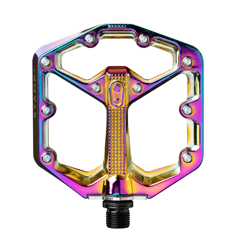 crankbrothers-stamp-7-small-oil-slick-plattformpedale-bunt image 1