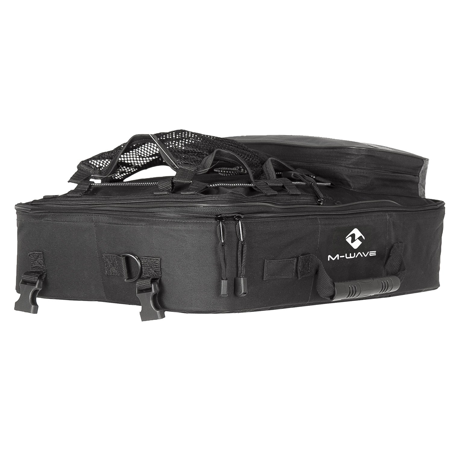 m-wave-traveller-gep-cktasche-3-fach-62-l-schwarz-grau image 3