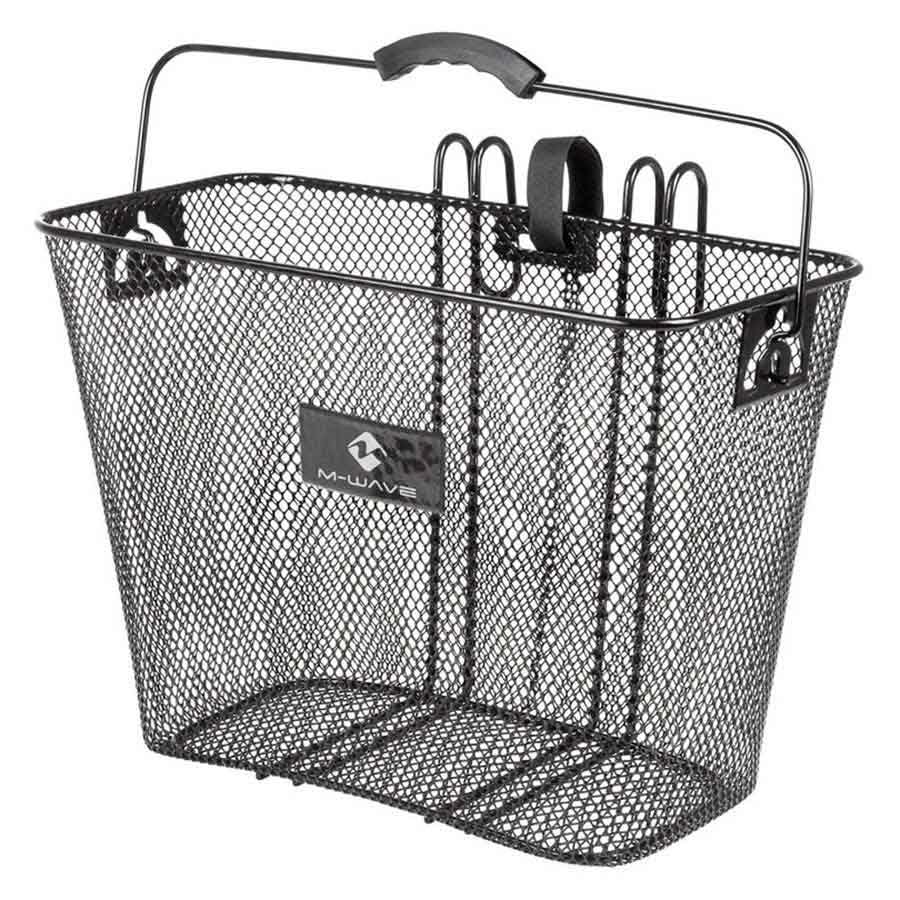 m-wave-ba-r-gep-cktr-gerkorb-drahtkorb-schwarz-mit-griff image 6