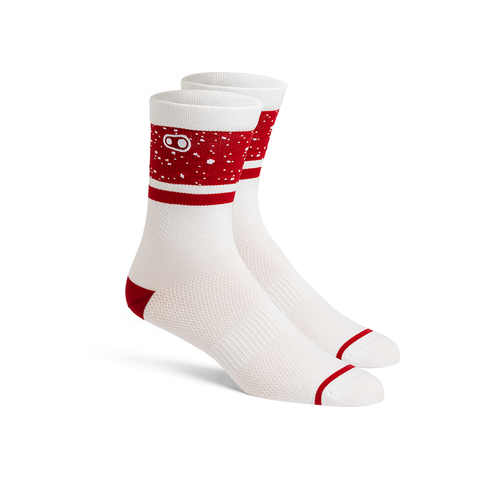crankbrothers-icon-mtb-socks-radsocken-red-splatter-l-xl image 1