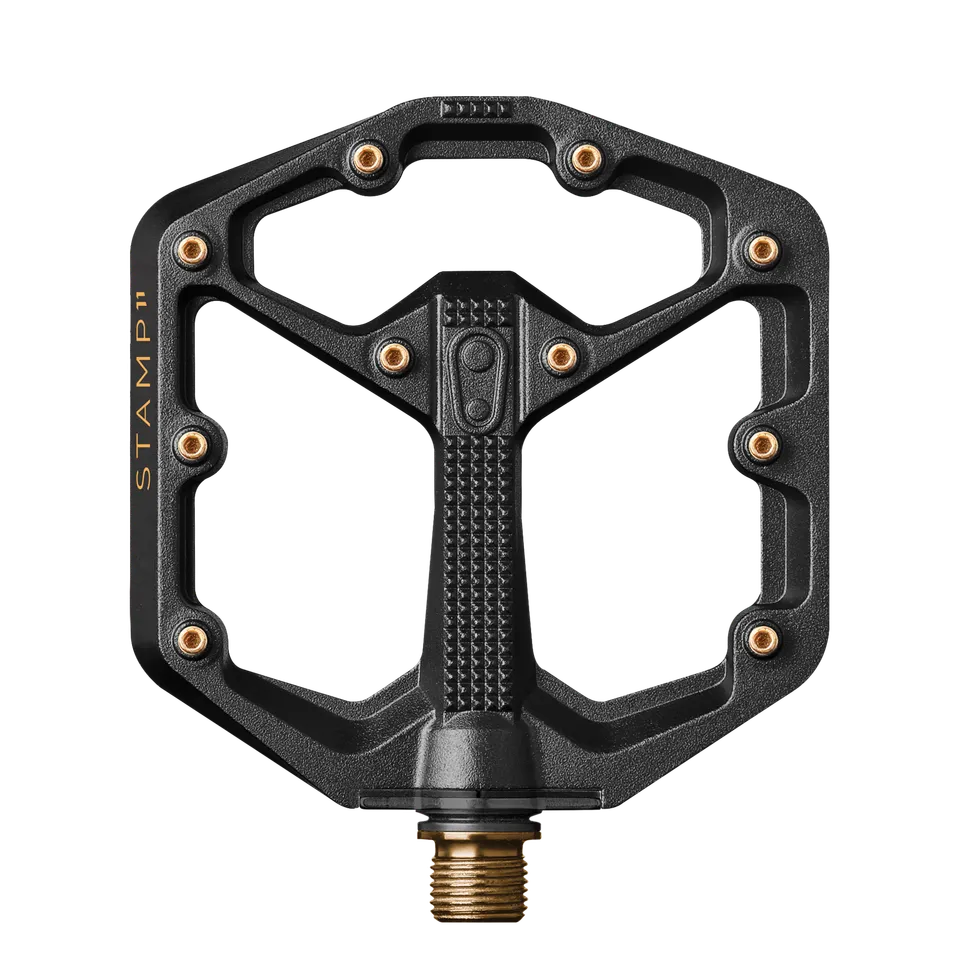 crankbrothers-stamp-11-small-titan-plattformpedale-schwarz-gold image 1
