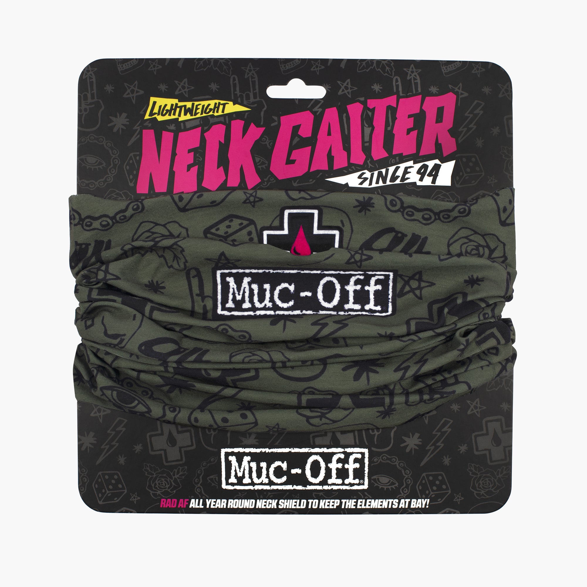 muc-off-lightweight-neck-gaiter-green-punk-halstuch image 3