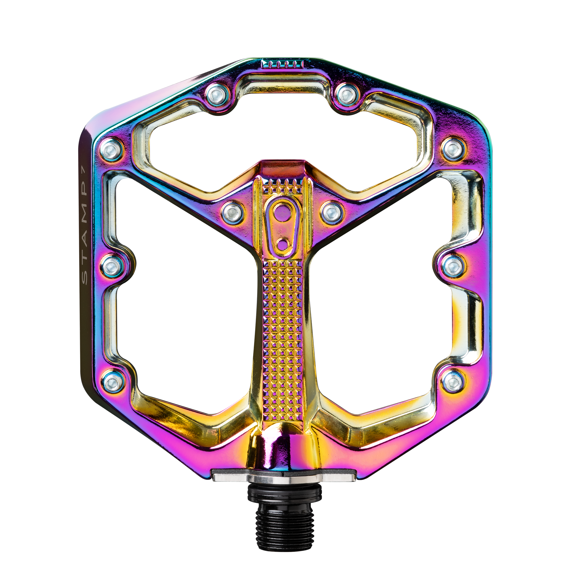 crankbrothers-stamp-7-small-oil-slick-plattformpedale-bunt image 1