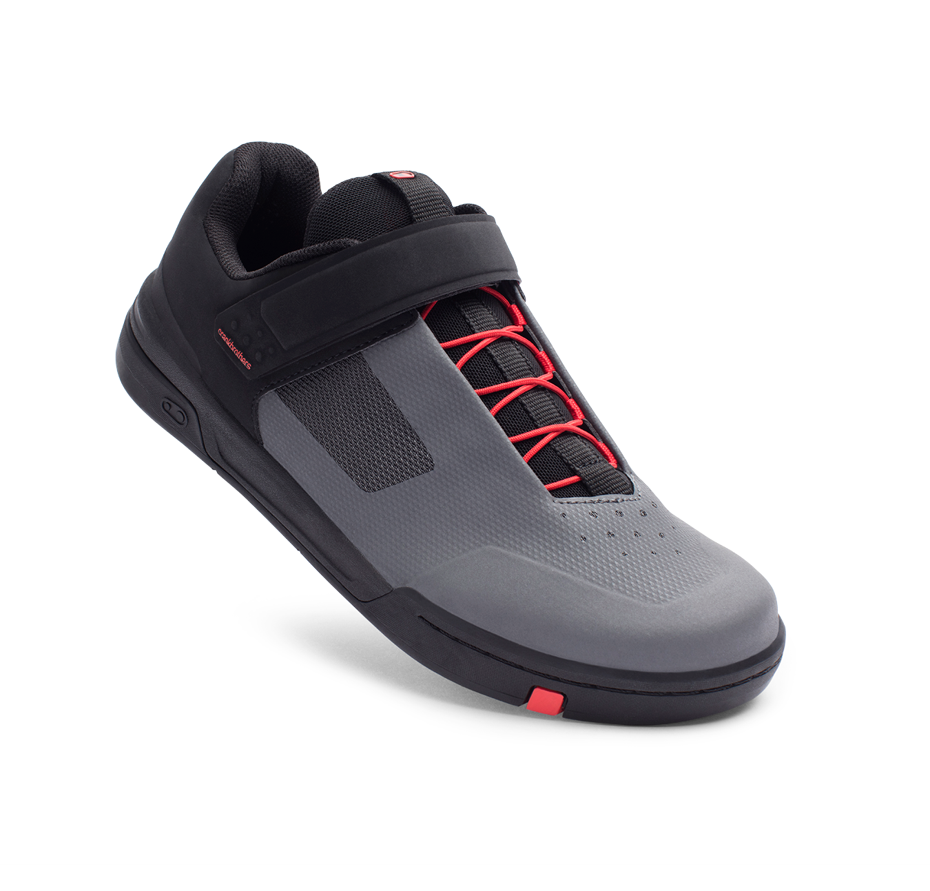 crankbrothers-stamp-speed-lace-flat-schuhe-grau-rot-gr-42 image 1
