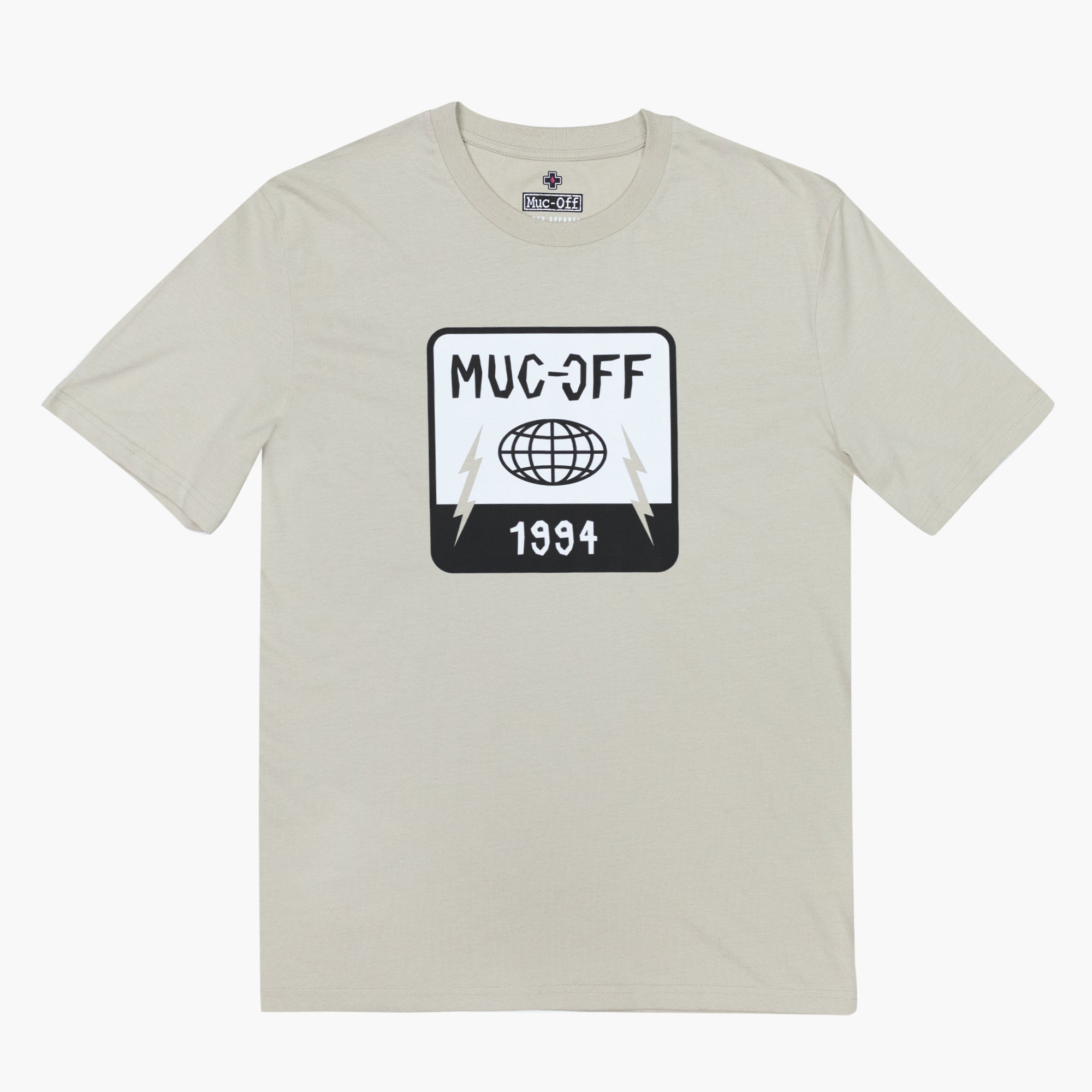 muc-off-globe-1994-t-shirt-natural-bio-baumwolle image 1