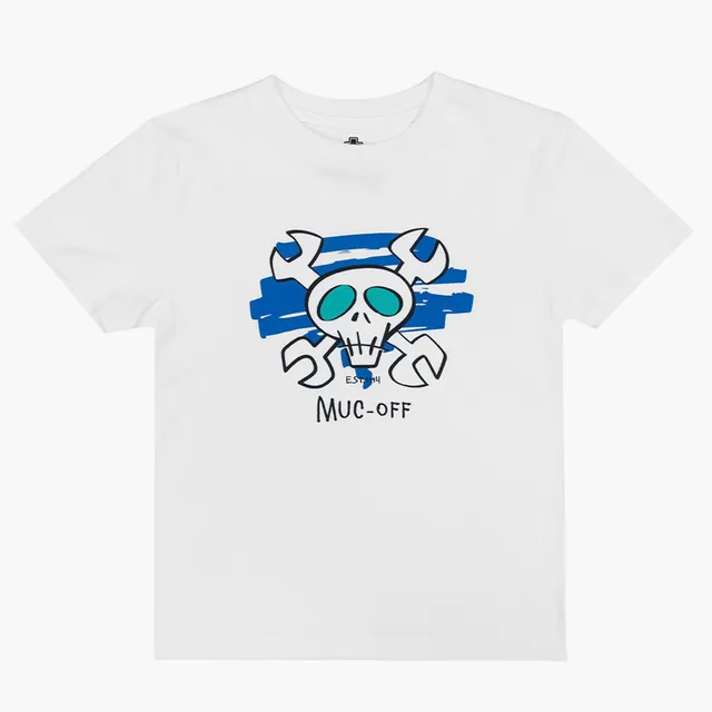 muc-off-crossbones-kids-t-shirt-wei-7-8-jahre-bio-baumwolle image 1