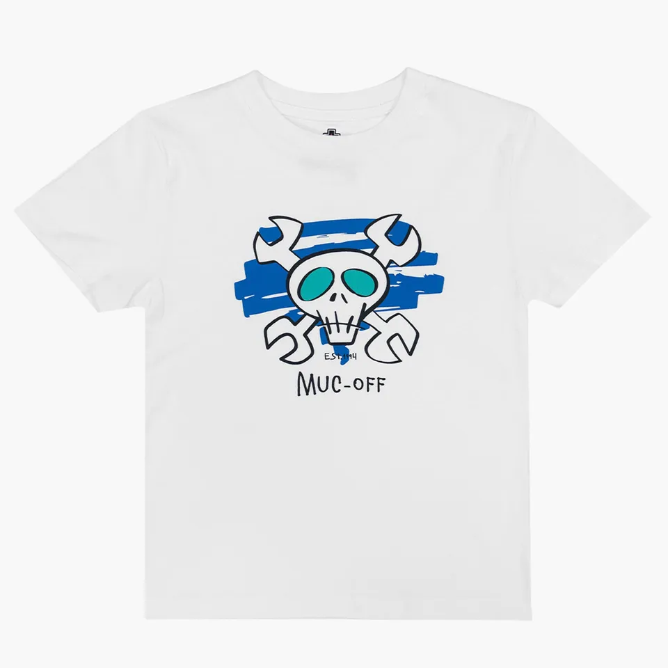 muc-off-crossbones-kids-t-shirt-wei-7-8-jahre-bio-baumwolle image 1