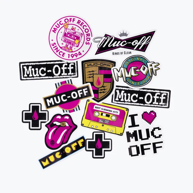 muc-off-sticker-pack-2-aufkleber-set-f-r-rahmen-helm image 1